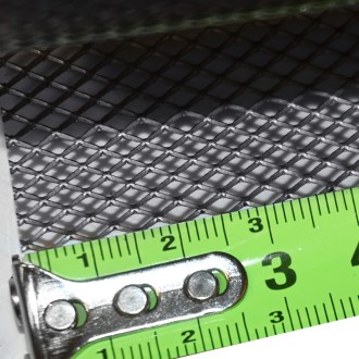 Malla expandada apícola - acero inoxidable, malla 4 mm, rollo 0,5 × 10 m