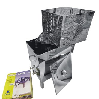 Fundidor de cera con hornillo de gas Mellarius - acero inoxidable - grande