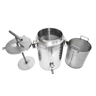 Caldera para cera con prensa 35l