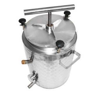 Caldera para cera con prensa 35l