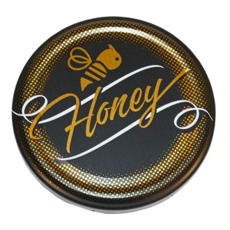 Tapa para frasco TO 82 - Honey - negra - mate - HO12-2