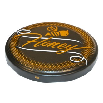Tapa para frasco TO 82 - Miel - negra - mate - 700 piezas - caja completa - HO12-2