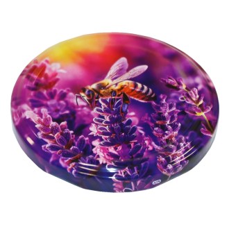 Tapa para tarro TO 82 - Abeja y lavanda 700 uds - caja completa - HO17