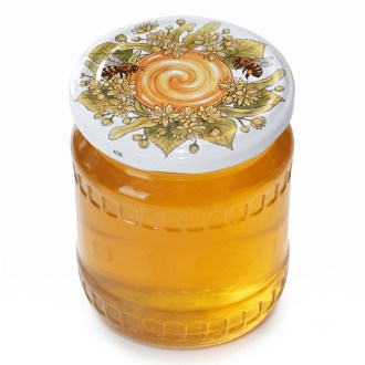 Tapa para tarro TO 82 - Abejas, tilo y miel 700 uds - caja completa - HOJ1