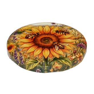 Tapa para tarro TO 82 - Girasol pintado 700 uds - caja completa - HOJ4