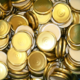 Tapa para conservas para tarro TO 82 - RBS - dorada