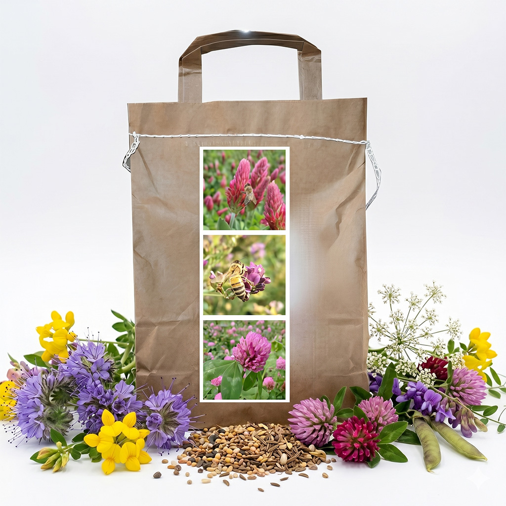 Mezcla nectarífera perenne de primavera para abejas - 1 kg