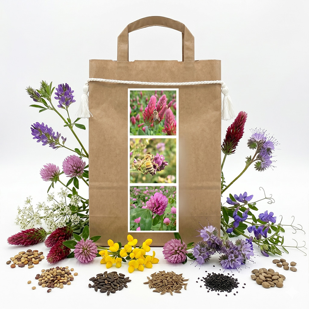 Mezcla nectarífera perenne de primavera para abejas - 1 kg