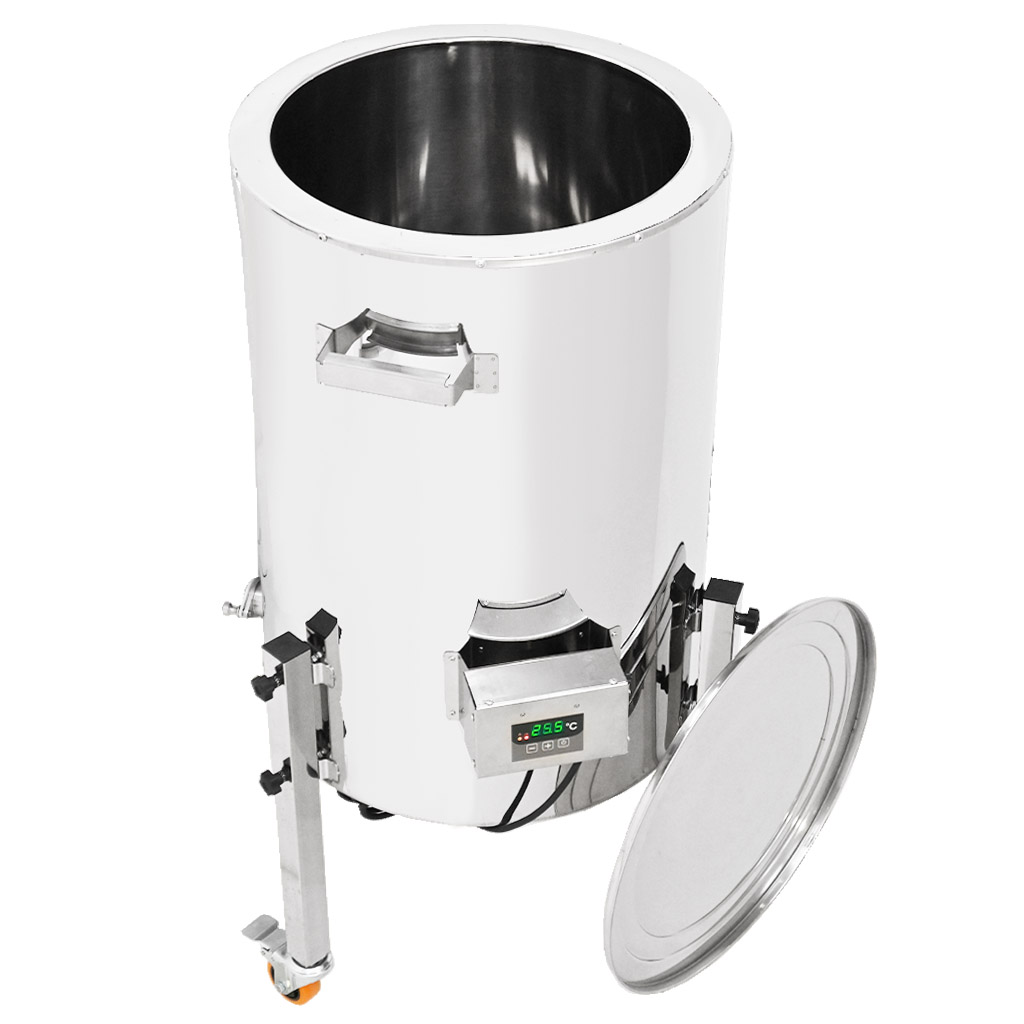 Tanque de descristalización con calefacción Mellarius MaxiLine 230 V - 104 litros / 140 kg