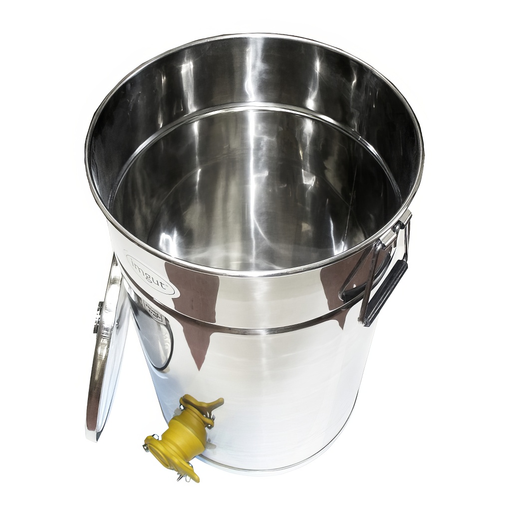 Tanque extractor de miel de acero inoxidable 50 kg - grifo de plástico