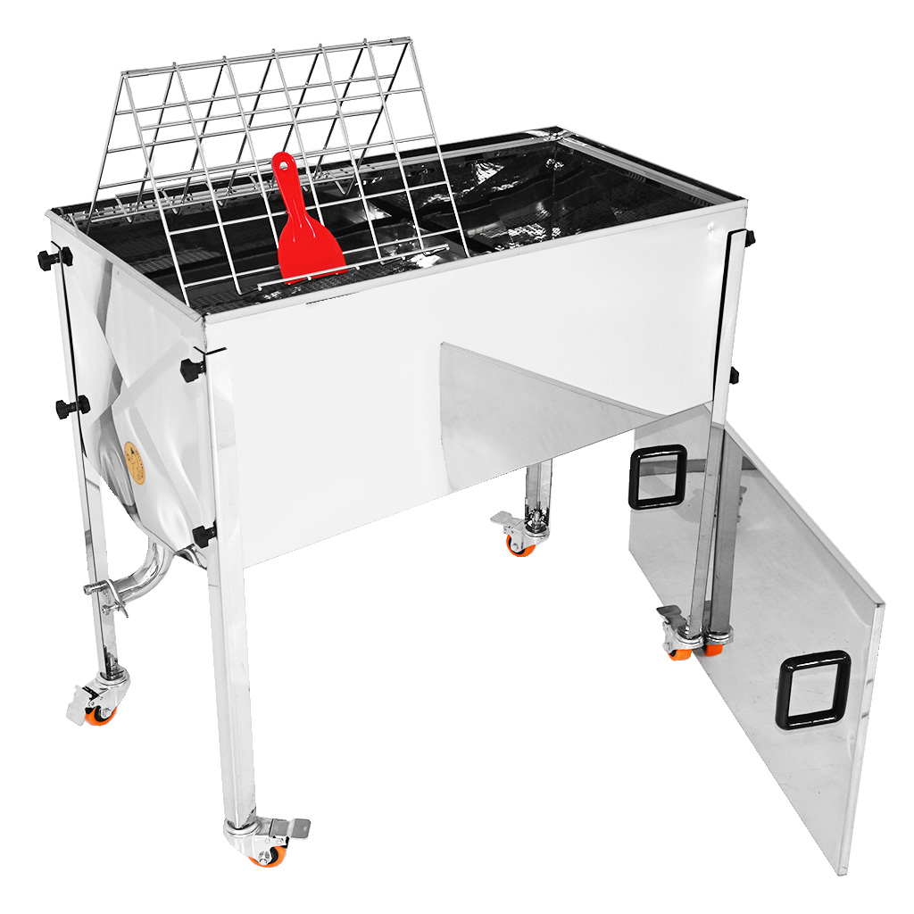 Mesa de desoperculado Mellarius MaxiLine con tapa - 100 cm