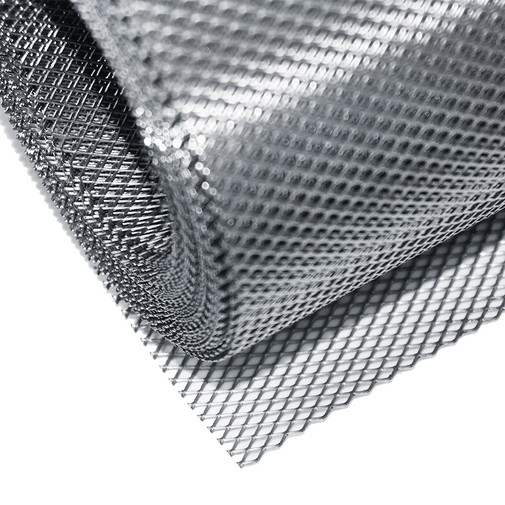 Malla desplegada para apicultura - galvanizada, malla 4 mm, rollo 0,42 × 10 m
