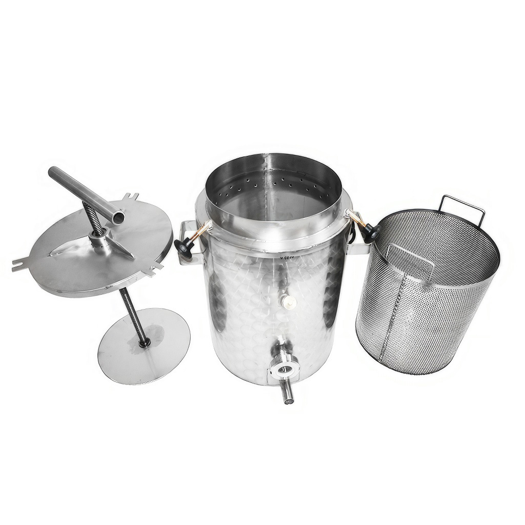 Caldera para cera con prensa 35l