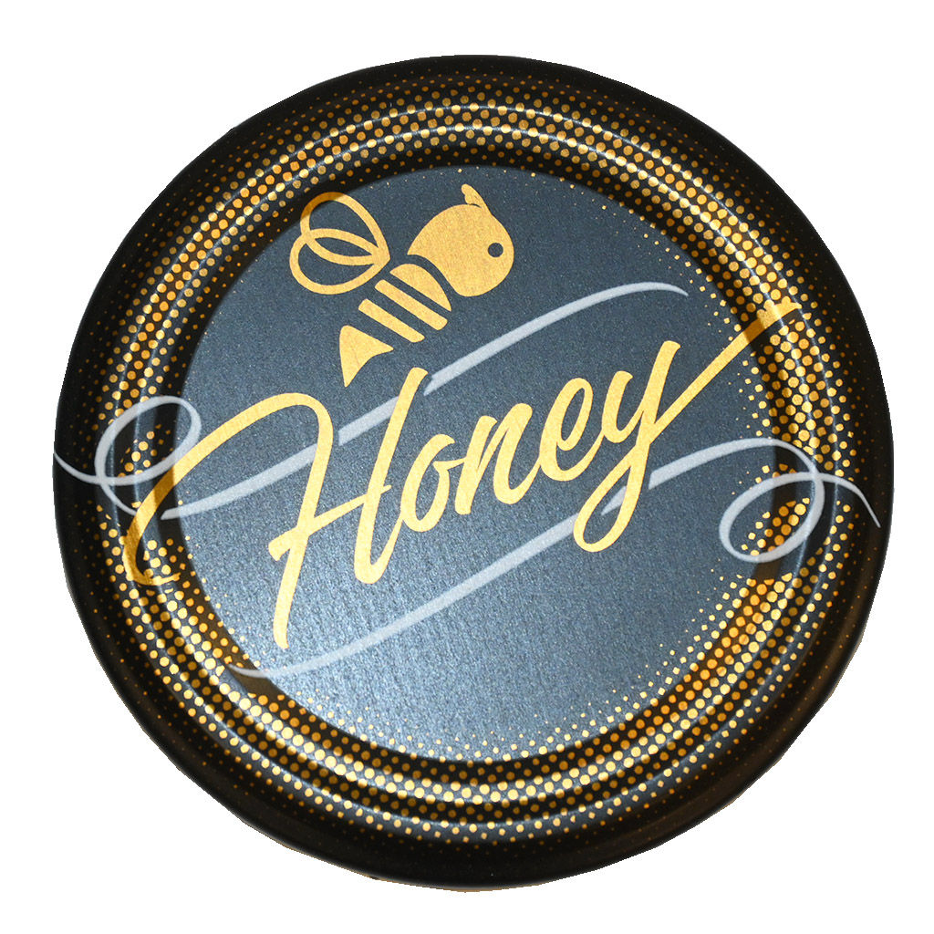 Tapa para frasco TO 82 - Honey - negra - mate - HO12-2