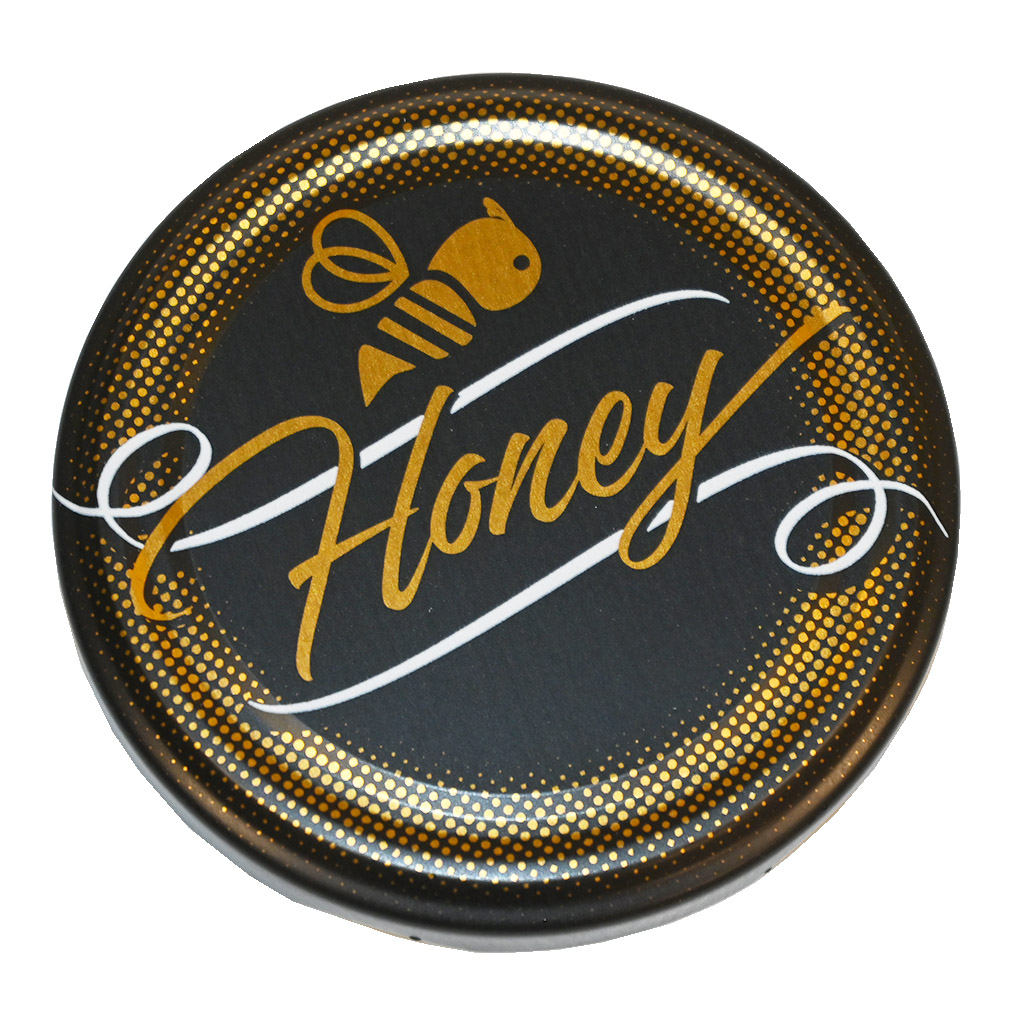 Tapa para frasco TO 82 - Honey - negra - mate - HO12-2
