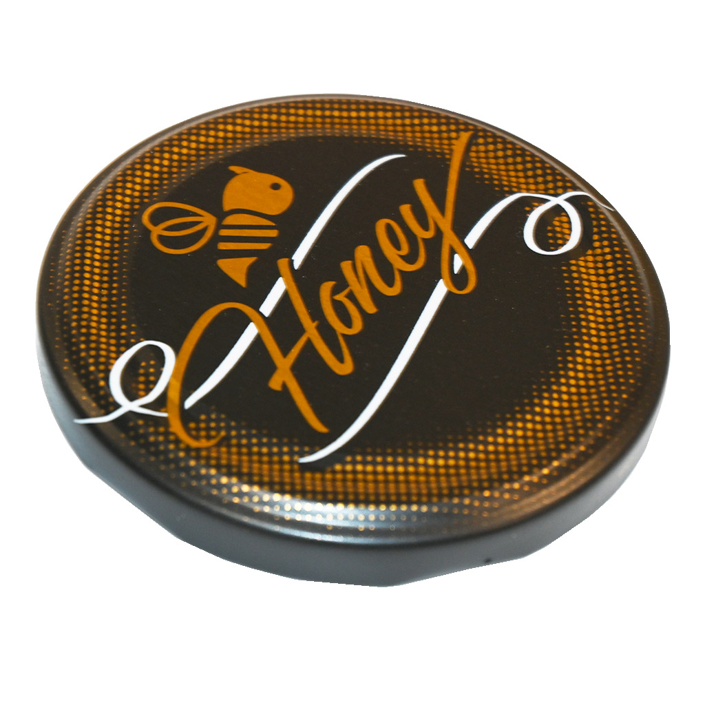 Tapa para frasco TO 82 - Honey - negra - mate - HO12-2