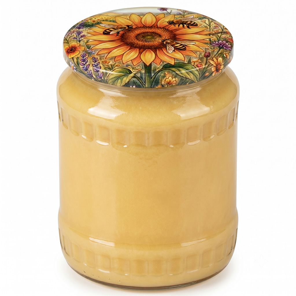 Tapa para tarro TO 82 - Girasol pintado 700 uds - caja completa - HOJ4
