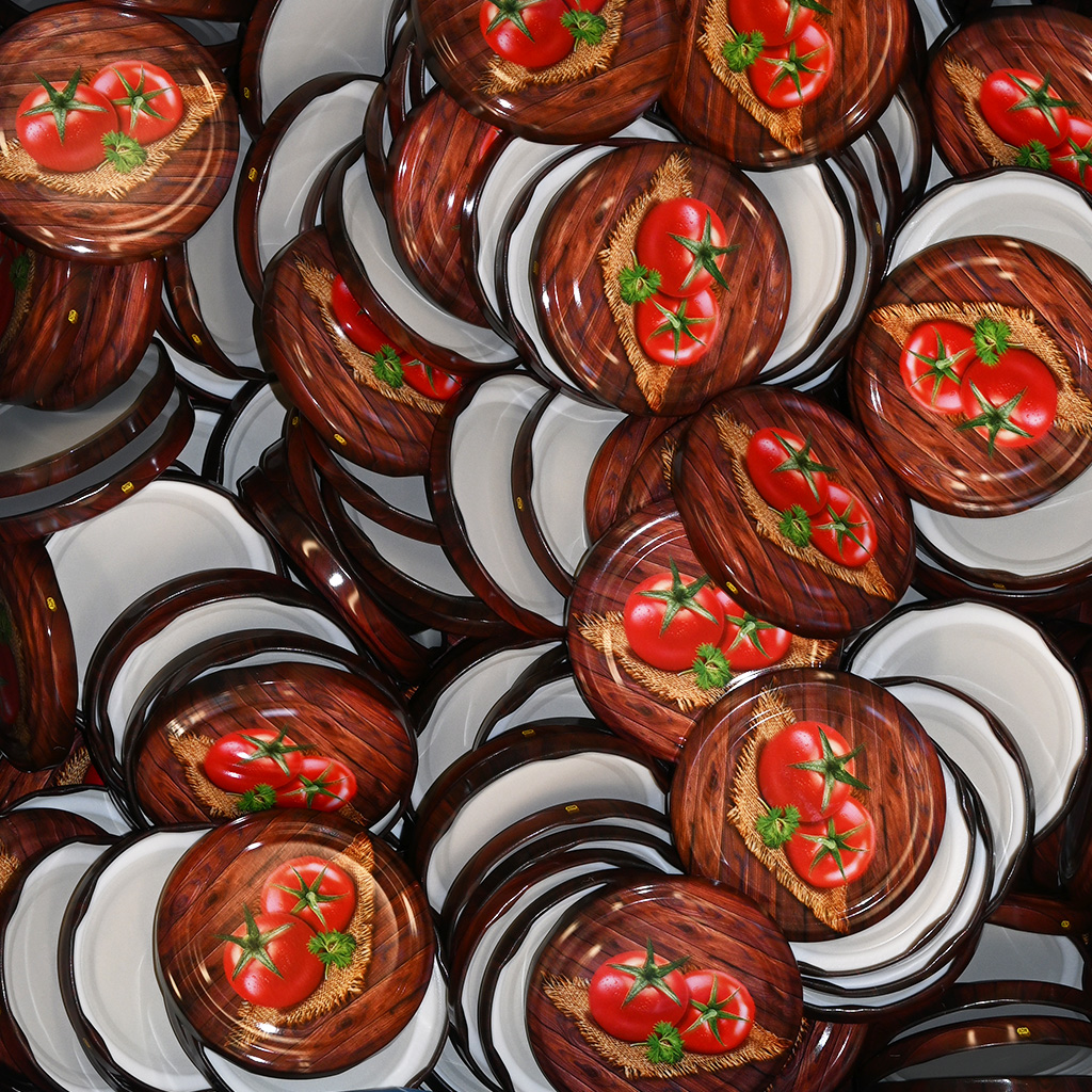 Tapa para conservas para tarro TO 82 - RTS - Tomates