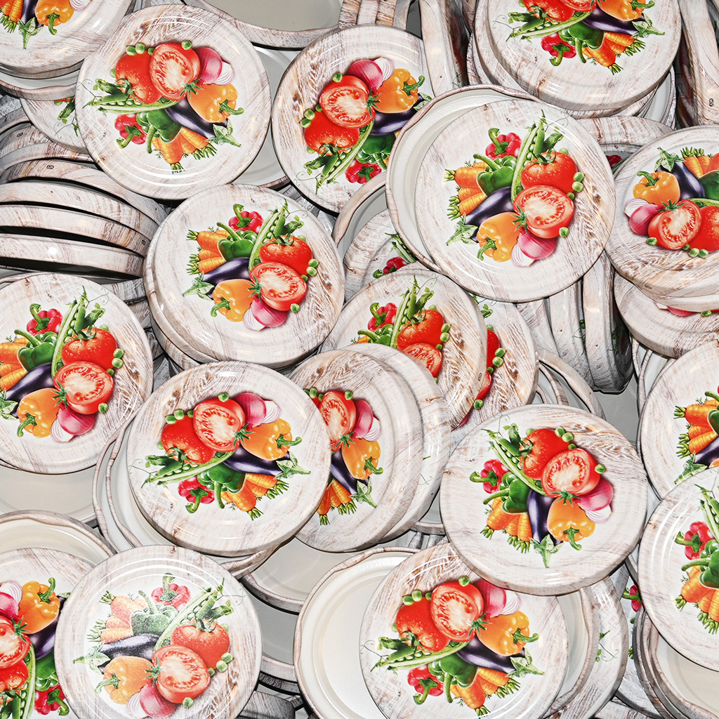 Tapa para conservas para tarro TO 82 - RTS - Verduras 6 - 700 uds - caja completa