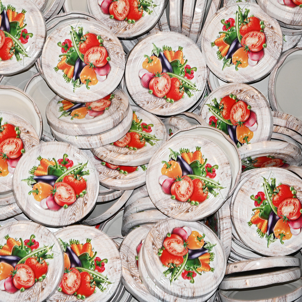 Tapa para conservas para tarro TO 82 - RTS - Verduras 6 - 700 uds - caja completa