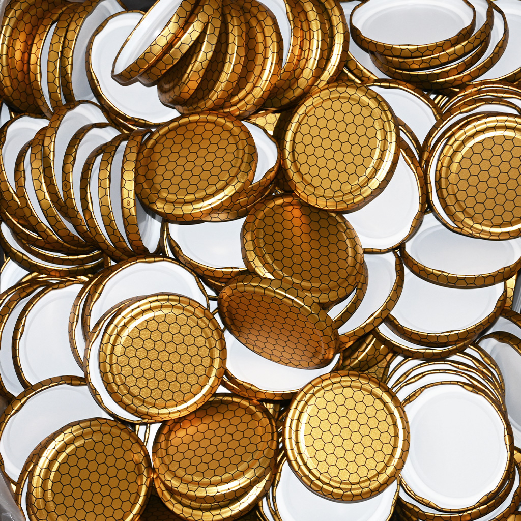 Tapa para tarro TO 82 - Panal de abejas - 700 uds - caja completa - HC6
